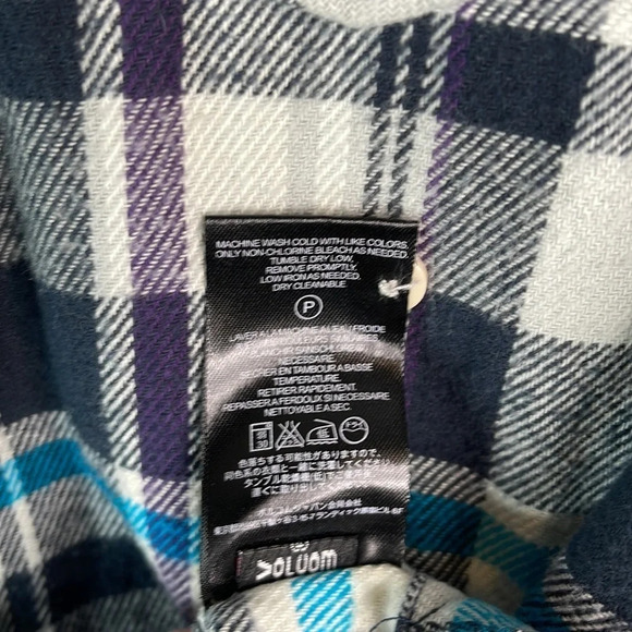 VOLCOM Mens Alaska Long Sleeve Plaid  Flannel Shirt Classic Fit Button Size M - Picture 10 of 12